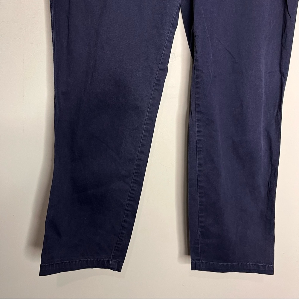 Gap Girlfriend Khaki Navy Chino Pants, size 12/31 - Picture 4 of 11